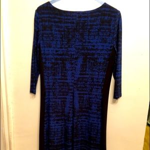 Ralph Lauren Black and Blue Pull on dress
